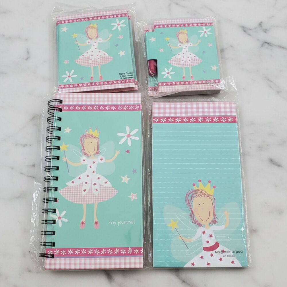 Studio 18 Princess Wish List Journal & Door Hanger Note Pad Set Pink Girls